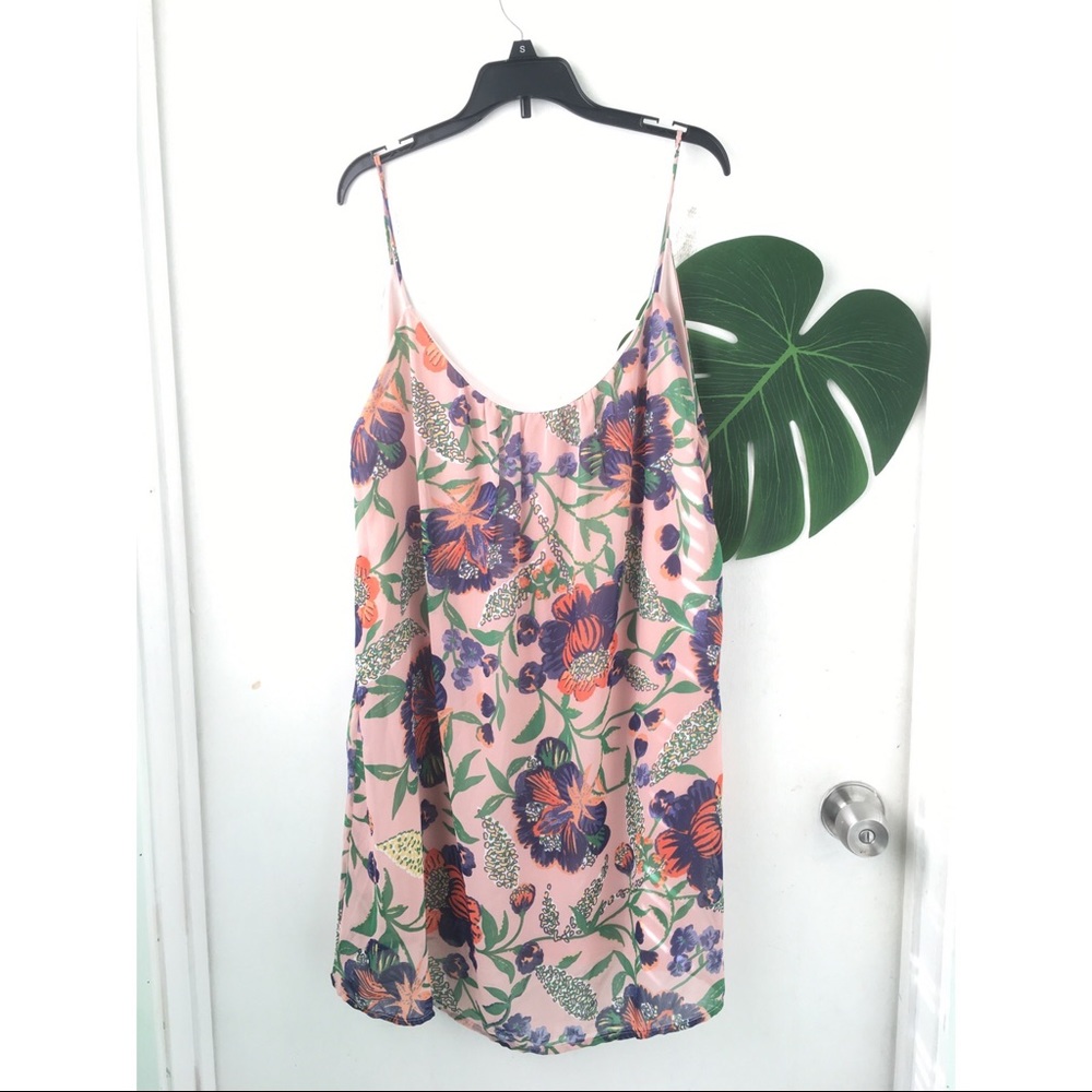 🌺 Floral Pink Mini Dress by Peppermint